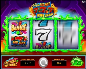 Triple Red Hot 777 Slots NJ