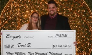 Borgata $3.5 million
