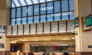 BetMGM NJ Transit Signs