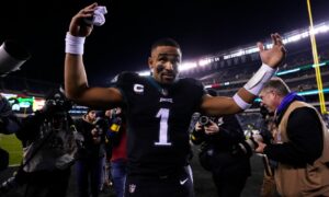 Jalen Hurts Versus Giants
