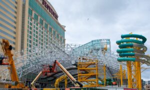 Showboat's new Island Water Park now has a delayed opening as opposed to June 30.