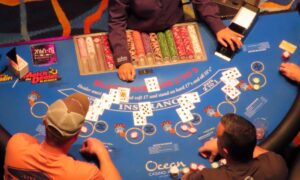 ocean casino resort blackjack table