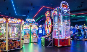 A look at part of the new arcade at Harrah's Atlantic City casino, set to open Nov. 1