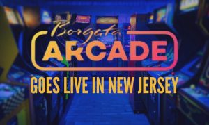Logo for Borgata Arcade, launched by BetMGM via the Borgata Online Casino in New Jersey, which features over 120 titles