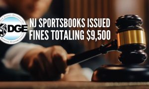 Image of a judge banging the gavel when issuing a ruling, like DGE Director David Rebuck did when fining DraftKings and BetRivers sportsbooks for committing New Jersey sports betting violations.
