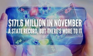 phone with online gambling for a story on november 2023 revenue by new jersey online casinos