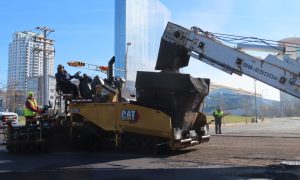 construction on atlantic avenue for a story on atlantic city casinos filing a lawsuit to suspend a "road diet" project