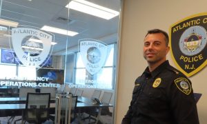 atlantic city police chief james sarkos for a story on more cameras to help crack down on crimes around atlantic city casinos