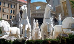 exterior at caesars atlantic city for a story on caesars entertainment slashing perks at laurel lounges at caesars, harrah's and tropicana
