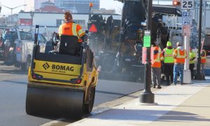 Work done as part of the 'road diet,' which a judge ruled can continue despite complaints from Atlantic City casinos.