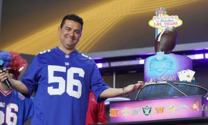 Cake Boss Buddy Valastro at the 2022 NFL Draft for a story on Buddy's Boardwalk Empire opening at Harrah's Atlantic City