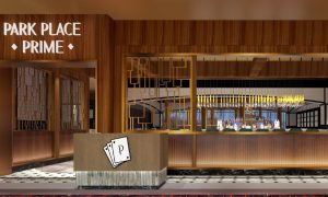 Rendering of Park Place Prime, a new steakhouse at Bally's Atlantic City, which celebrates its 45th anniversary
