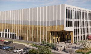 Rendering of a proposed $75 million campus from Evolution, which would house live dealer studios near Atlantic City casinos.