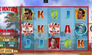 Image of the Ace Ventura: Pet Detective slot game at BetMGM online casino in New Jersey.