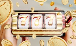 Image of a phone with a 777 jackpot for a story on New Jersey online casinos looking to set records in 2024.