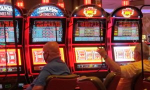 Patrons gamble at Hard Rock Atlantic City for a story on the June 2024 revenue report for Atlantic City casinos.