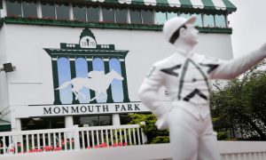 Image of Monmouth Park in New Jersey for a story on legislation that would invest $20 million for horse racing in New Jersey over the next five years.