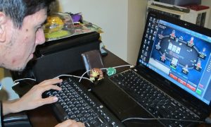 Image of New Jersey online poker player for a story on how the industry can boost business in the Garden State.