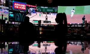 Image of Westgate Superbook in Las Vegas for a story on the New Jersey online sportsbook SuperBook closing up shop.