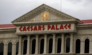 The exterior of Caesars Palace in Las Vegas. In partnership with 4ThePlayer, Caesars is launching the first custom slot, called Caesars Palace, in three markets, including New Jersey.