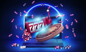 Image of an online casino on a computer for a story on July 2024 revenue from online casinos in New Jersey.