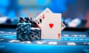 Image of cards for blackjack for a story on Evolution teasing the launch of Infinite Fun Fun 21 at New Jersey online casinos.