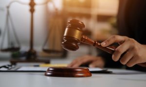 Image of a judge banging a gavel