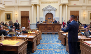 lawmakers discussing an issue in New Jersey