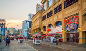 The Atlantic City boardwalk