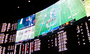 a sportsbook featuring odds and games taking place