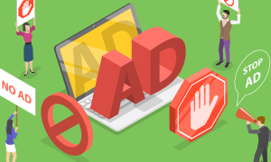 a graphic showing a bunch of barriers in front of the word ad