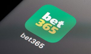 a mobile screen featuring the bet365 app on it
