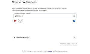 playnj preferred news publisher on google
