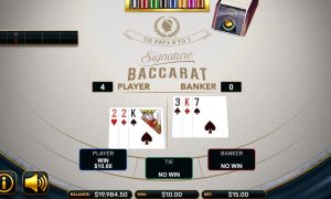 Caesars launches online Signature Baccarat in New Jersey.