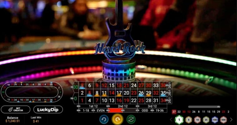 Hard Rock Bet launches live roulette in New Jersey.