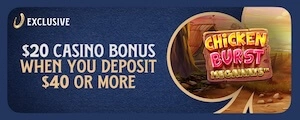 Horseshoe Online Casino deposit & get offer