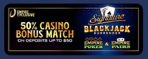 Horseshoe Online Casino deposit match offer