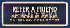 Horseshoe Online Casino refer-a-friend promo