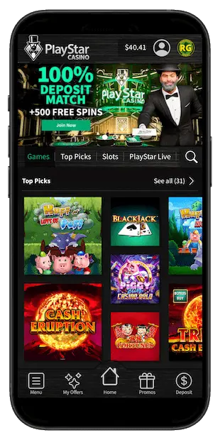 PlayStar Casino app