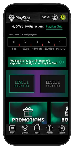 PlayStar Casino app