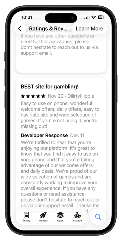 Fanatics Casino Rating 1