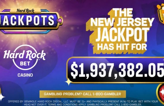 Another Hard Rock Bet Player Wins $1.94M Mega Jackpot In New Jersey