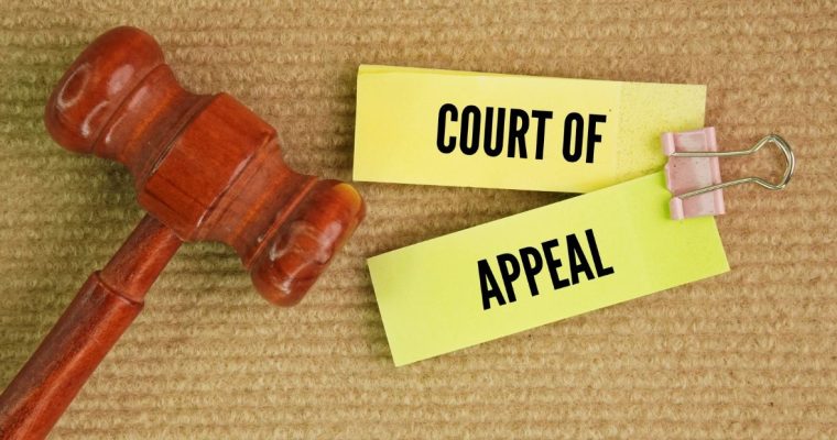 Gavel and Court of Appeal note representing Atlantic City price-fixing case