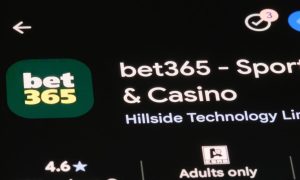 bet365 sportsbook and casino app listing on mobile