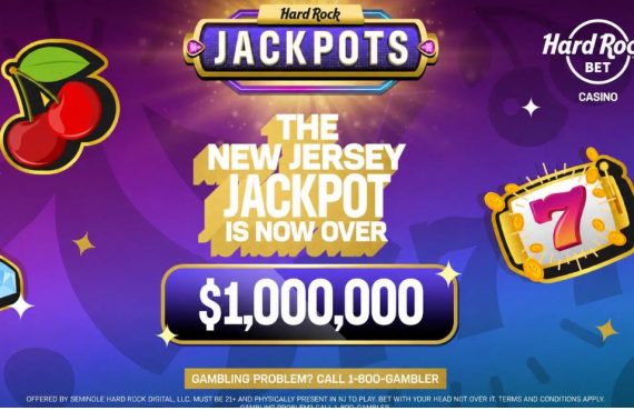 NJ Hard Rock Bet Mega Jackpot Passes $1M Again Ahead of July 4