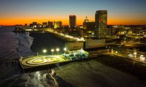 Gross profit fell 10% at Atlantic City casinos in the second quarter even though net revenue rose to $844.5 million.
