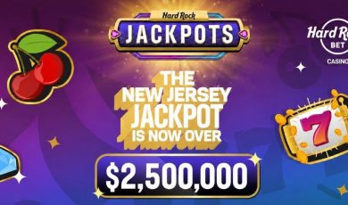 Hard Rock Bet's Mega Jackpot closes in on $3 million in New Jersey.