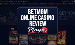 BetMGM Casino Review: Online casino homepage with slots, live dealer games, jackpots, and featured promotions