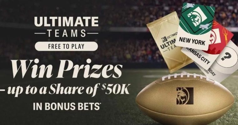 BetMGM has launched a free-to-play football contest, Ultimate Teams, that allows PA bettors a chance to earn bonus bets and boosts.