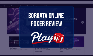 Borgata Poker Review: Online poker lobby featuring hot tables, tournament options, and PlayNJ logo